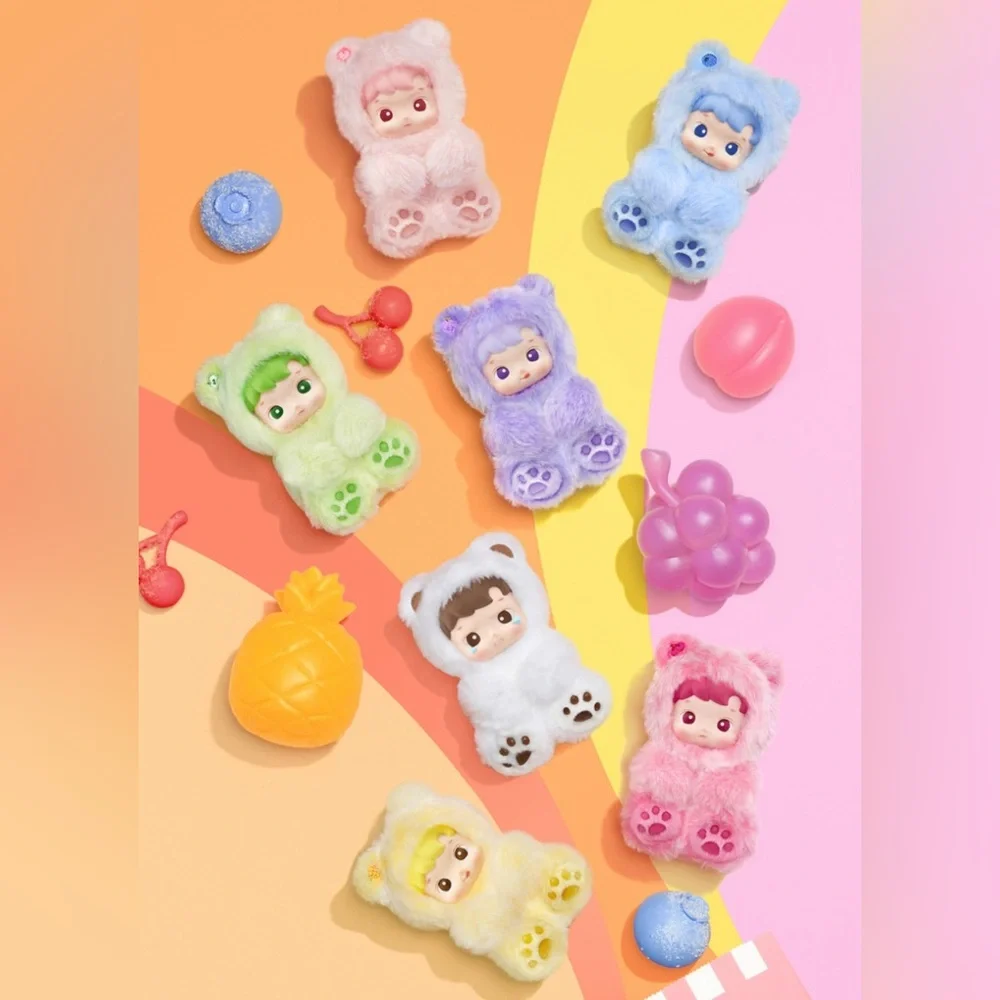 Hacipupu Gummy Bear Series Vinyl Plush Pendant Blind Box NWT